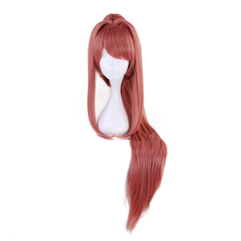Парик для конского хвоста Doki Literature Club Monika костюм косплея женский длинный