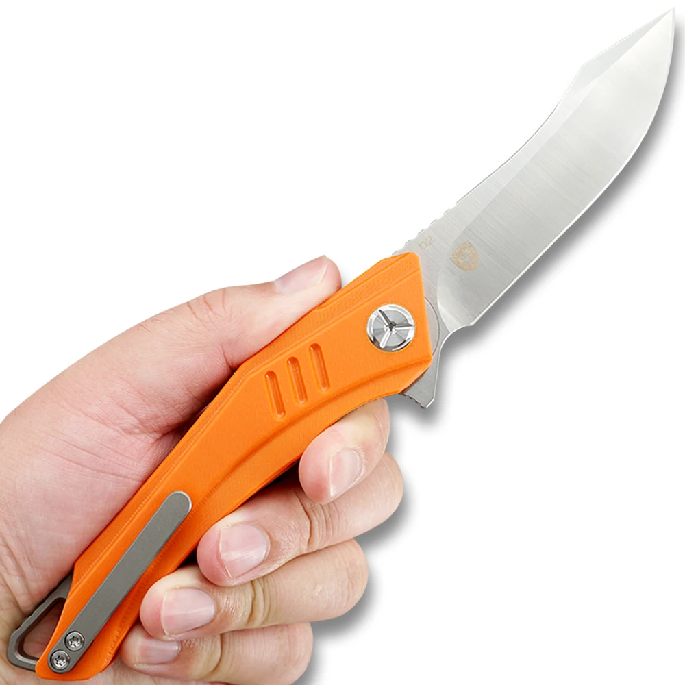 Складной карманный нож twotwine G10 D2 быстрооткрываемый тактический ножи для