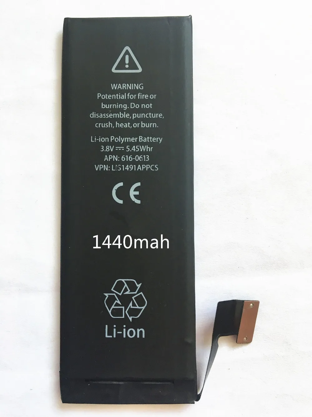 New Original Phone Battery For iPhone 5 1440mAh Real Capacity 0 Cycles With Repair Tools Kit Sticker |