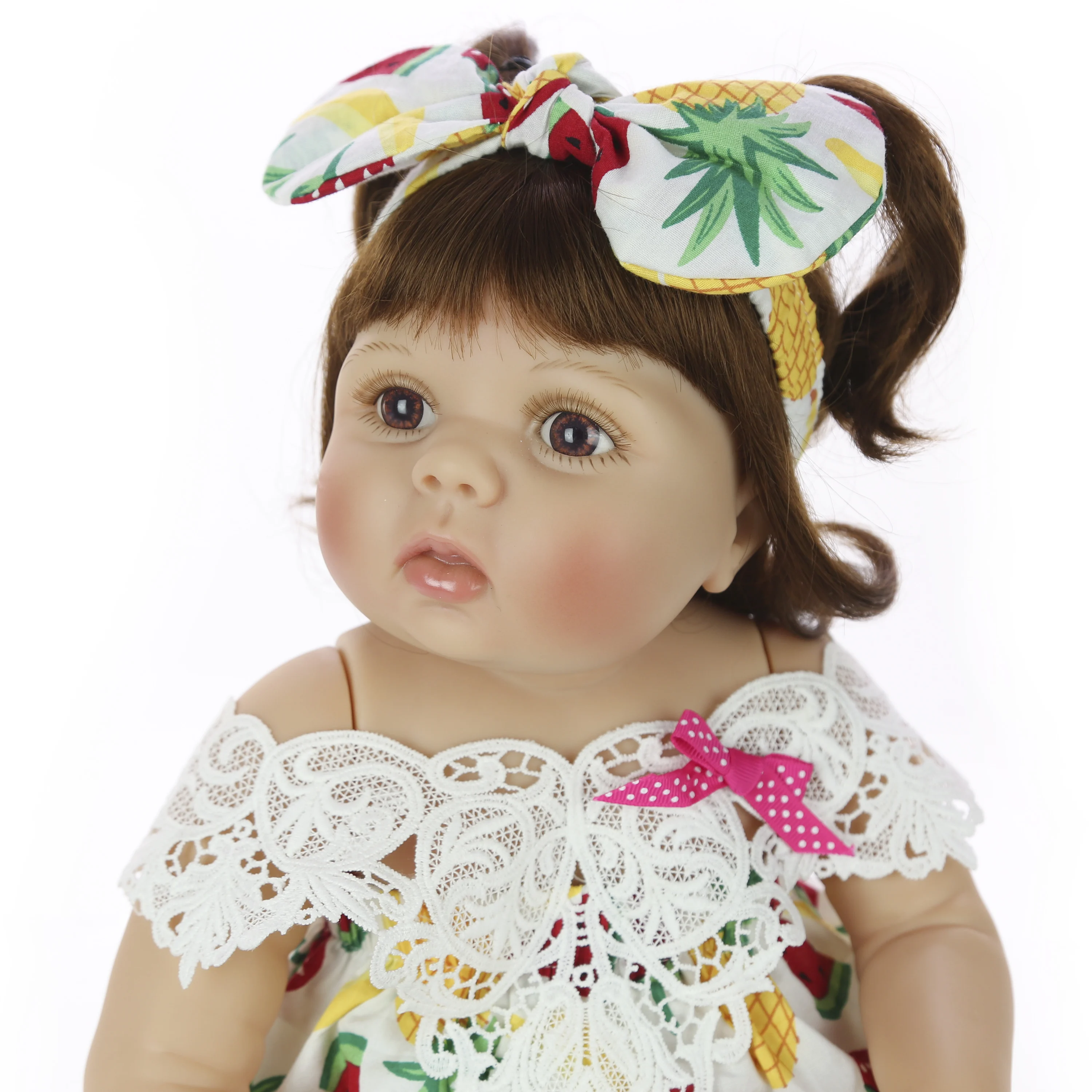 KEIUMI Reborn Baby Dolls 23 дюйма полностью силиконовый виниловый корпус 57 см реалистичный