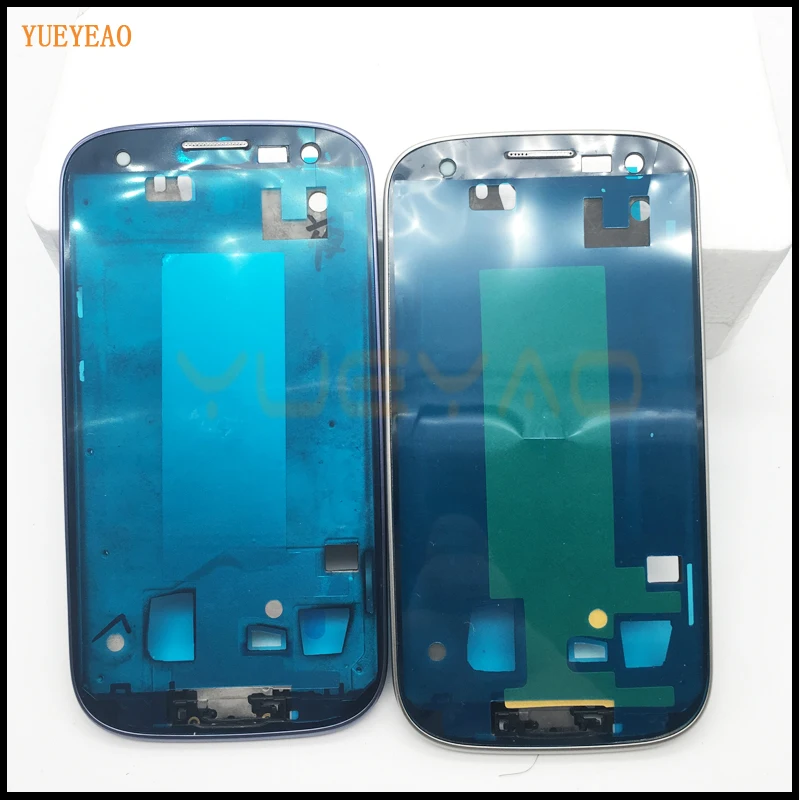 YUEYAO Корпус рамка Передняя рамка Крышка для samsung Galaxy S3 III i9300 ЖК рамка+ передний ободок средней рамки корпуса