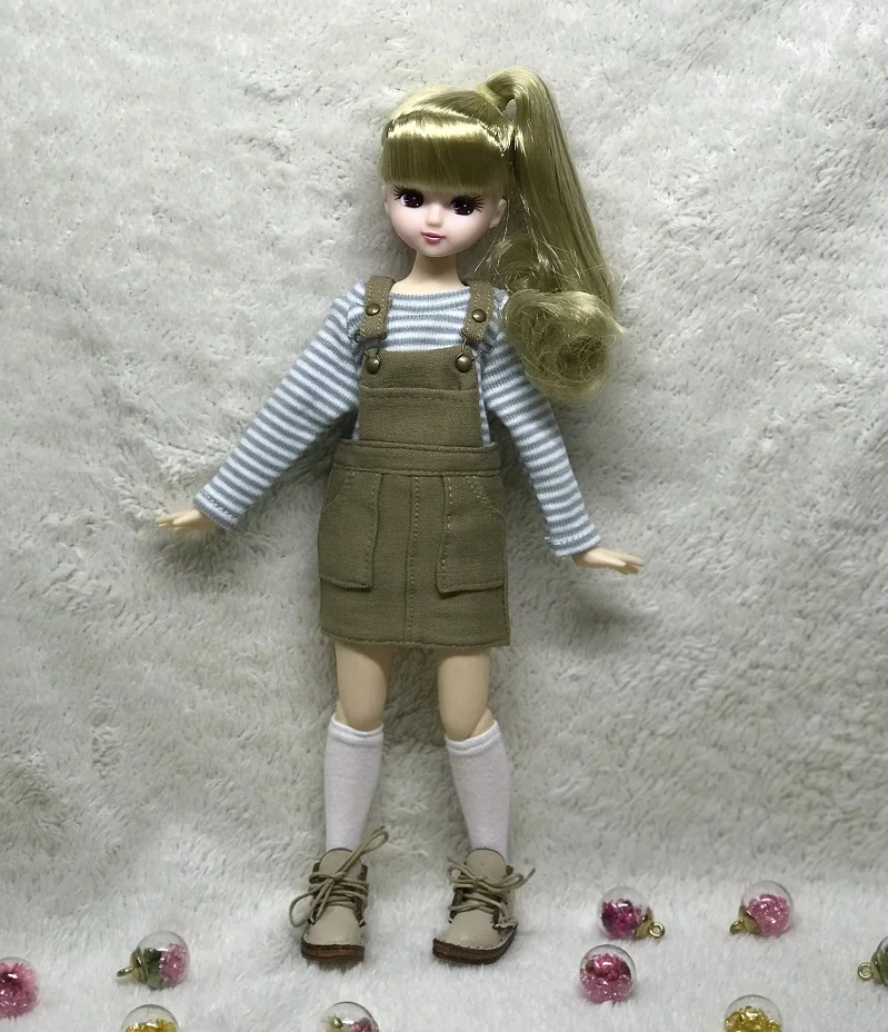 [RMG516] Новинка 2019 бесплатная доставка кукла Blythe одежда # саржевая ткань комбинезон