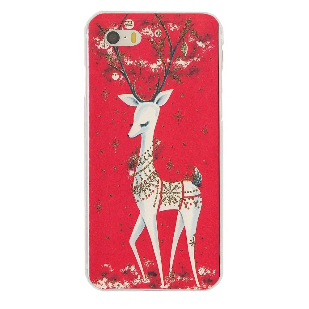For Galaxy A3 A5 A7 On5 On7 2015 2016 2017 Grand Alpha G850 Core2 Prime S2 I9082 Back Phone Case Reindeer Deer Vintage Christmas | Мобильные