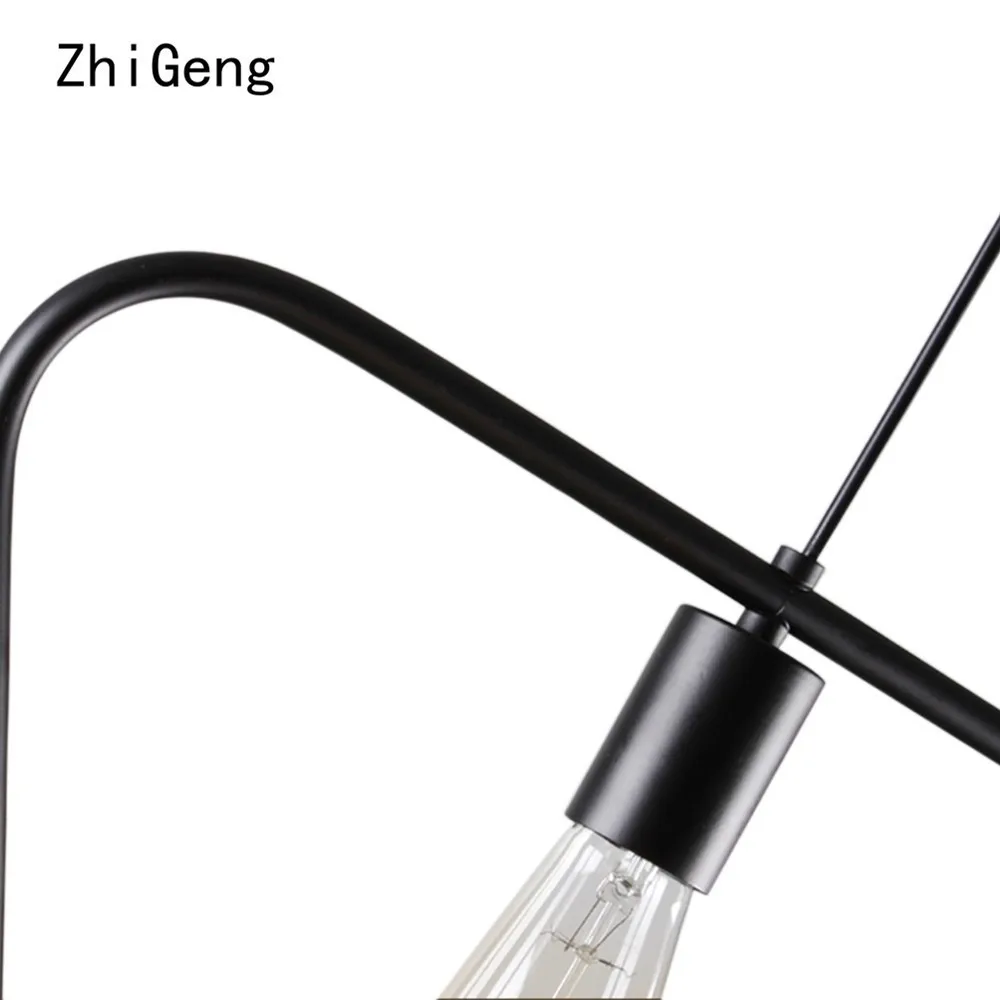 ZhiGeng E27 кухонный кулон промышленный многоугольник магазин одежды американская
