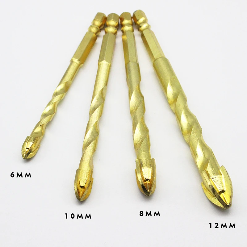 Твист-Сверло из карбида вольфрама 6 мм 8 10 12 для обработки плитки керамики цемента