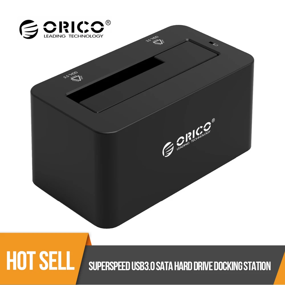 ORICO Новый HDD корпус SATA к USB 3 0 жесткий диск Док станция 5 Гбит/с супер скорость для 2