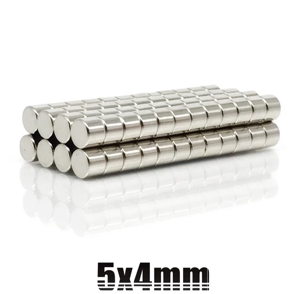 20/50/100/200 шт 5x4 мм супер сильный N35 5x4 мм мощный магнит малые Редкоземельные неодимовые магниты 5*4