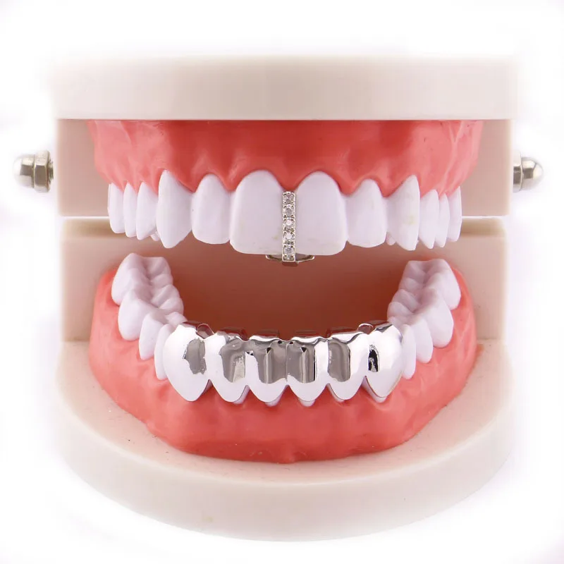 Iced Out, золотые зубные грили, одиночные грили, зубные колпачки для костюмированных зубов, хип-хоп, зубные клипсы, рэппер для рта, ювелирные изделия, вечерние украшения для мужчин и женщин