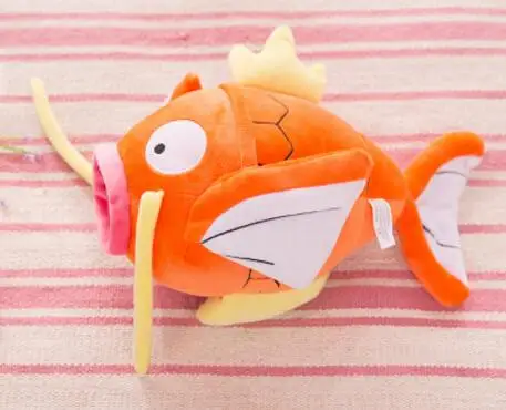 Шармандером Psyduck Eevee плюшевый снорлакс милые Ash Ketchum мультфильм кукла коготь машины игрушки для друга коллекция подарок для детей - Цвет: Magikarp