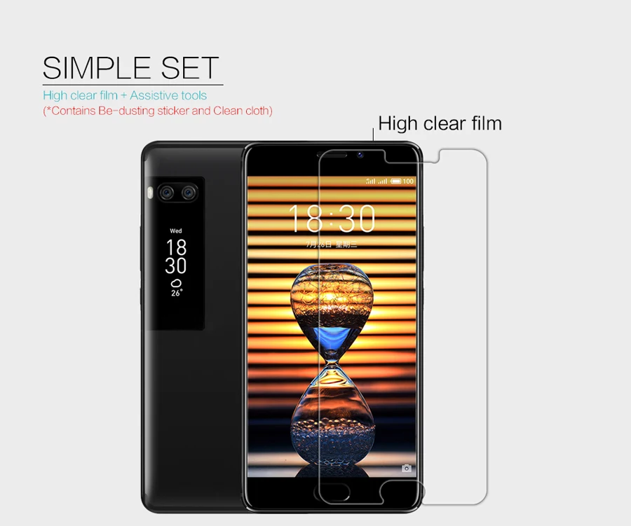 Для meizu pro 7 NILLKIN Super Clear Anti-fingerprint защитная пленка или матовая защитная пленка для экрана для meizu pro 7(5,2 дюймов