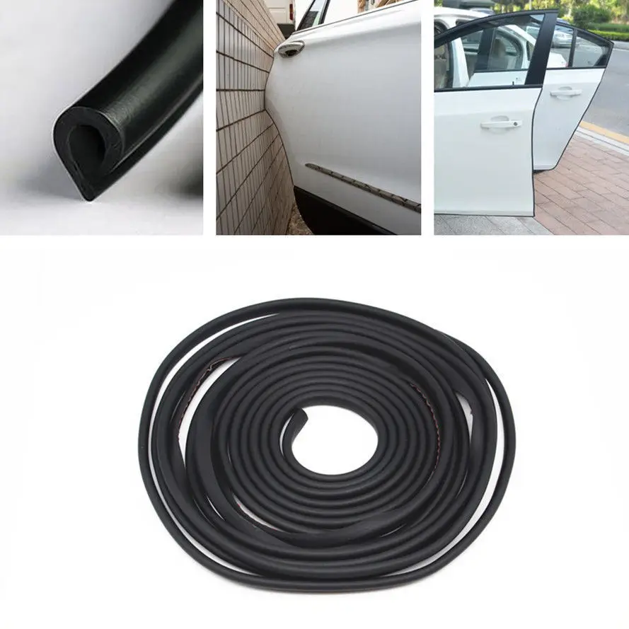 8M Car Door Seals Sound Insulation U Shape Rubber car Weather strip Moldings Side Protection Strips