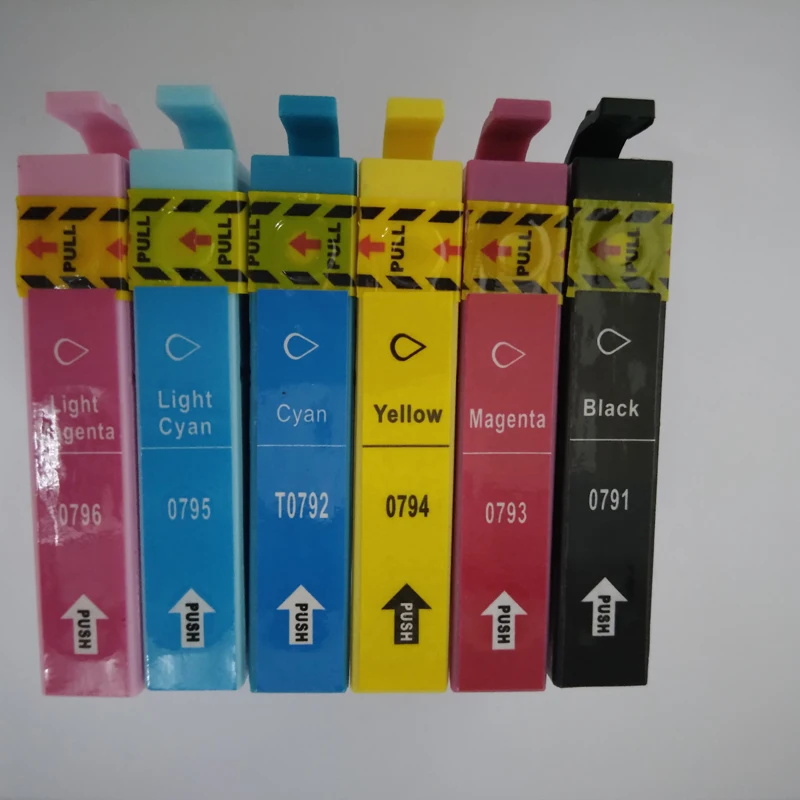 Einkshop T0791-T0796 чернильный картридж T0791 для Epson 1400 1410 1500 Вт PX730WD PX820FWD PX830FWD P50 PX650 PX660 PX700W |