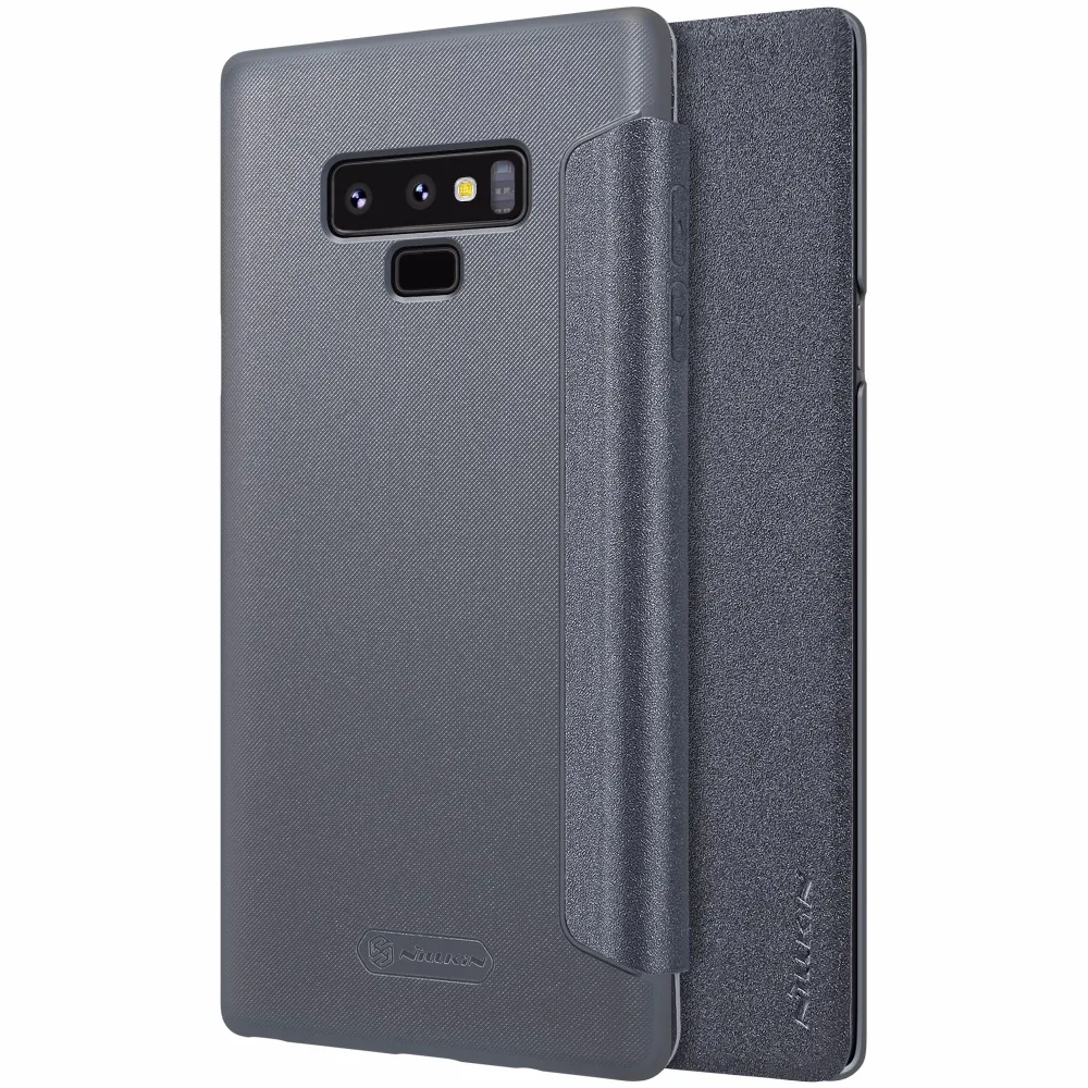 Чехол для samsung Galaxy Note 9 Note9 Nillkin Sparkle Искусственная кожа откидной крышки с розничной