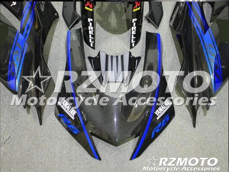 Лакированные детали для мотоцикла из углеродного волокна YAMAHA YZF R6 2017 2018