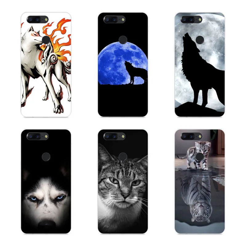 oneplus 5t Case Silicon tigon beast Painting Soft TPU Back Cover for one plus Protect Phone cases shell |