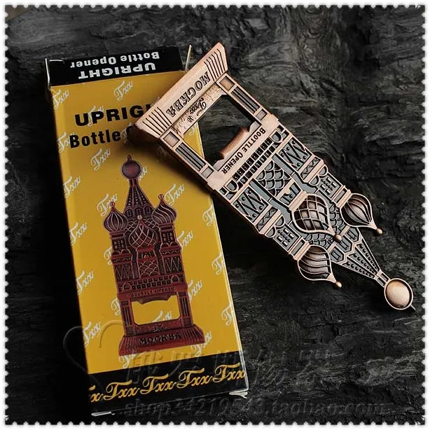 Европейская металлическая открывалка для бутылок в стиле ретро с украшением