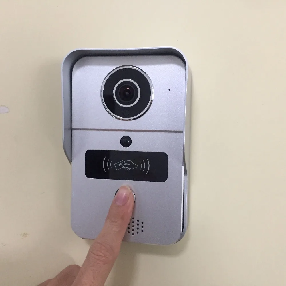Indoor Bell Wifi IP Door POE Camera For ONVIF Connect NVR+Wireless SD Card Video Recording Phone+RFID Keyfobs | Безопасность и - Фото №1