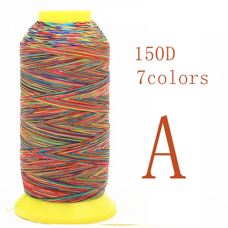 

Полиэфирная Радужная Нить «сделай сам», Высококачественные швейные машины, высокопрочные ножницы ручной работы