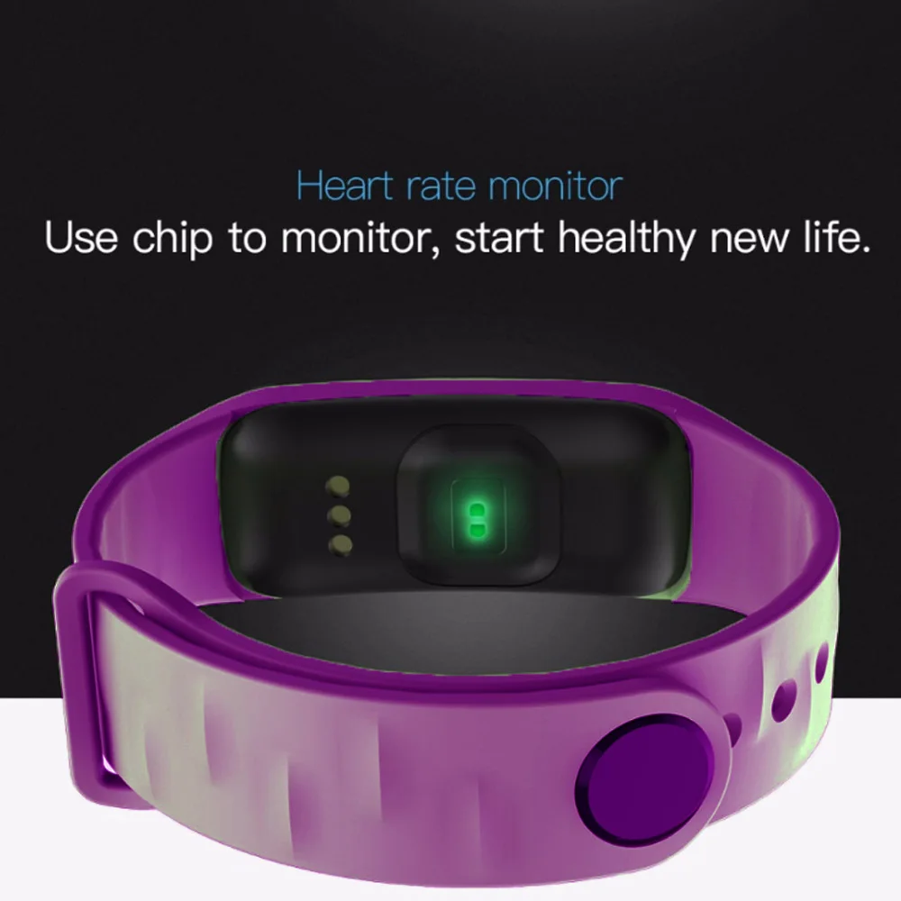 Rovtop умный Браслет кровяное давление Фитнес Спорт Smartband монитор сердечного ритма трекер Smartwatch Браслет Z2
