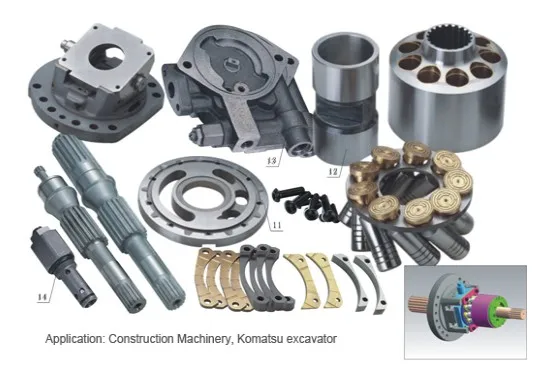 

Komastu Hydraulic Piston Pump Parts HPV35(PC60) spare Parts accessories repair kit