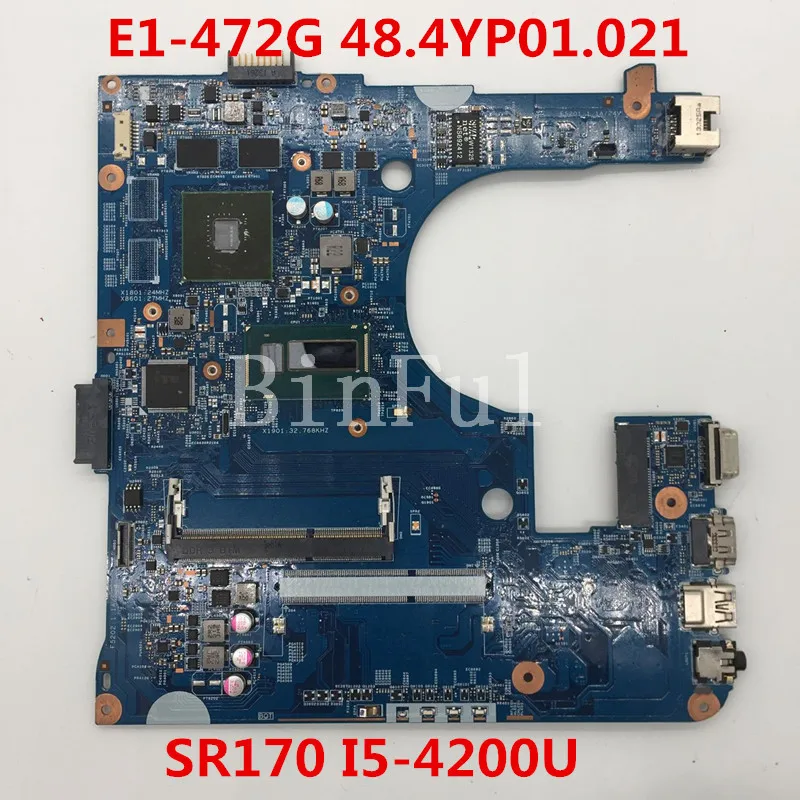 Высокое качество для E1 472G Материнская плата ноутбука 48.4YP01.021 12243 2 с SR170 I5 4200U ЦП GT820M