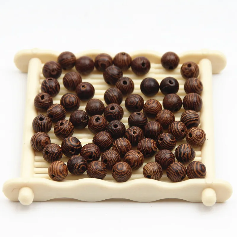 

Бусины Из Натурального Красного дерева для самостоятельного изготовления ювелирных изделий, 6 мм, 200 шт.