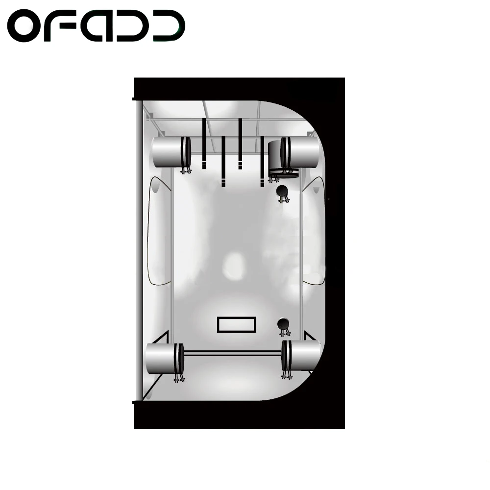 Светодиодный растут 32 &quotx 32&quot x 63 &quotСветоотражающие 600D Mylar гидропоники палатка