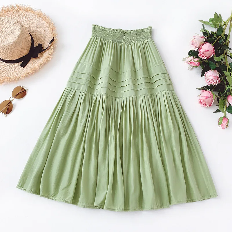 2019 летняя новая юбка для вечеринок в Корейском стиле милый с высокой талией