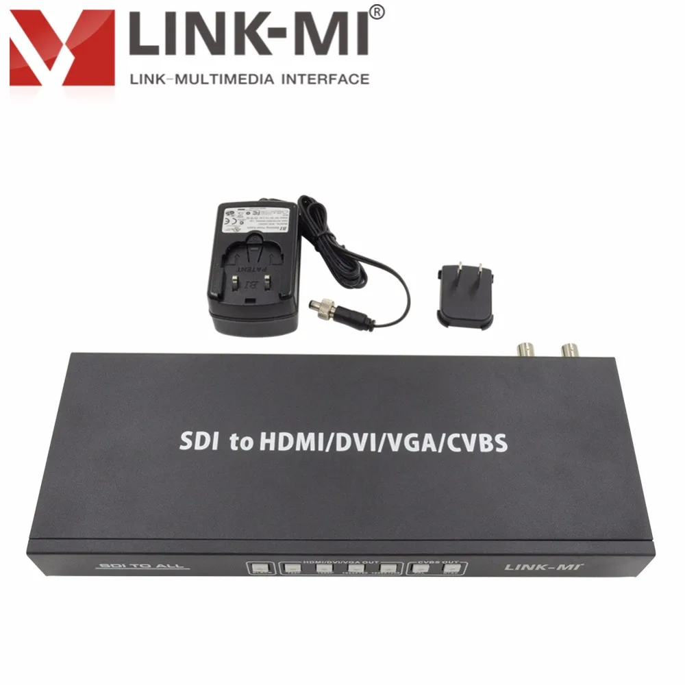 3G/HD/SD SDI к HDMI/DVI/VGA/CVBS конвертер сплиттер 1x2 singnal Многофункциональный усилитель