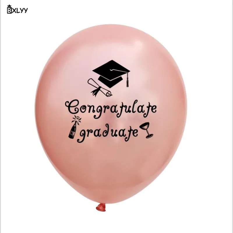 BXLYY10pc Graduation Season Congratulate Graduate Letter Balloons Congratulations Party Supplies Baby Shower Unicorn.7z | Дом и сад