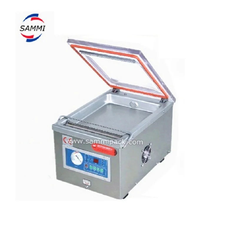 

table top semi automatic chicken vacuum packing machine