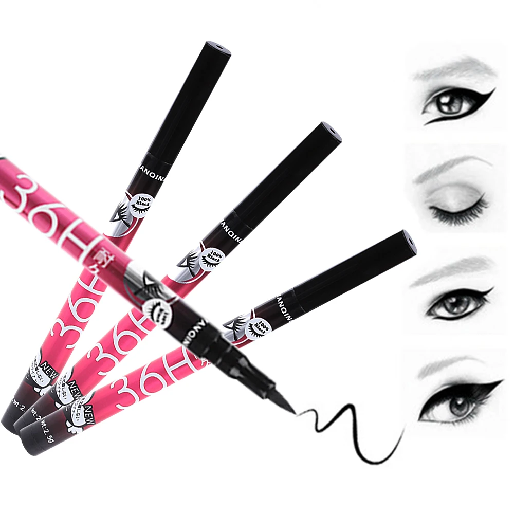 1 шт. Женская Дамская подводка для глаз лидер продаж черная водостойкая жидкая