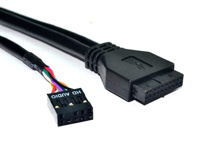 SP 3 5 &quot2 порта USB 0 концентратор с HD аудиовыходом и адаптером для микрофона 20Pin