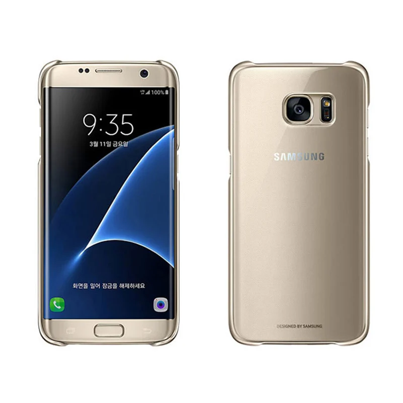 samsung прозрачный защитный чехол для телефона samsung GALAXY S7 G9300 S7 Edge G9350 ультра тонкий защитный чехол