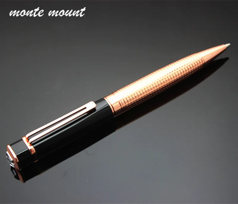 S MONTE MOUNT, алмазная Ручка-роллер, роскошные металлические шариковые ручки с 0,7 мм черной заправкой - Цвет: S
