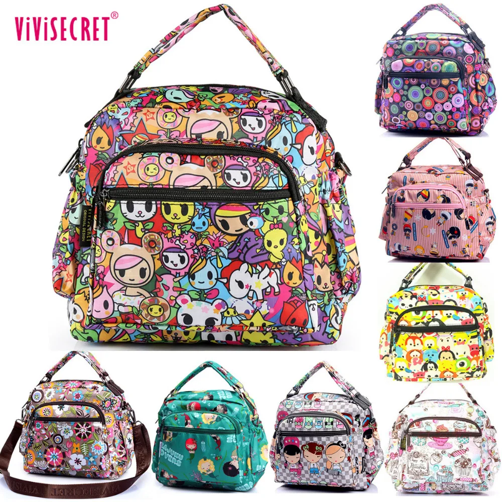 Модная женская Водонепроницаемая нейлоновая маленькая сумка мессенджер через