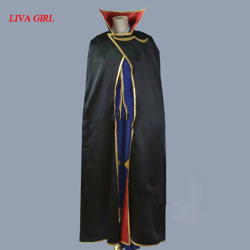 Костюм для косплея Geass Zero Letouch полный комплект с плащом|lelouch cosplay|cosplay costumecode geass |