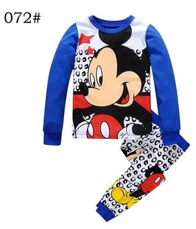 style 15 Прямая поставка, осенне-весенние пижамы, теплая одежда для сна с длинными рукавами для маленьких девочек, одежда для сна, топы, нижняя часть пижамы, комплекты - Цвет: style 15