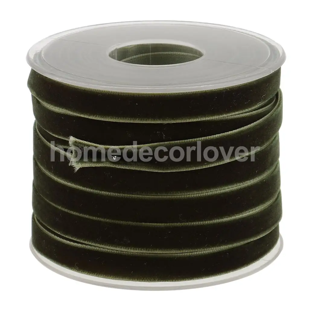 2*20 ярдов бархатная лента в рулоне для украшения рукоделия сделай сам или