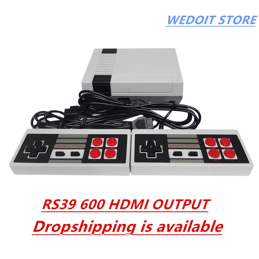 Классическая портативная игровая ретро консоль с выходом для всей семьи ТВ видео