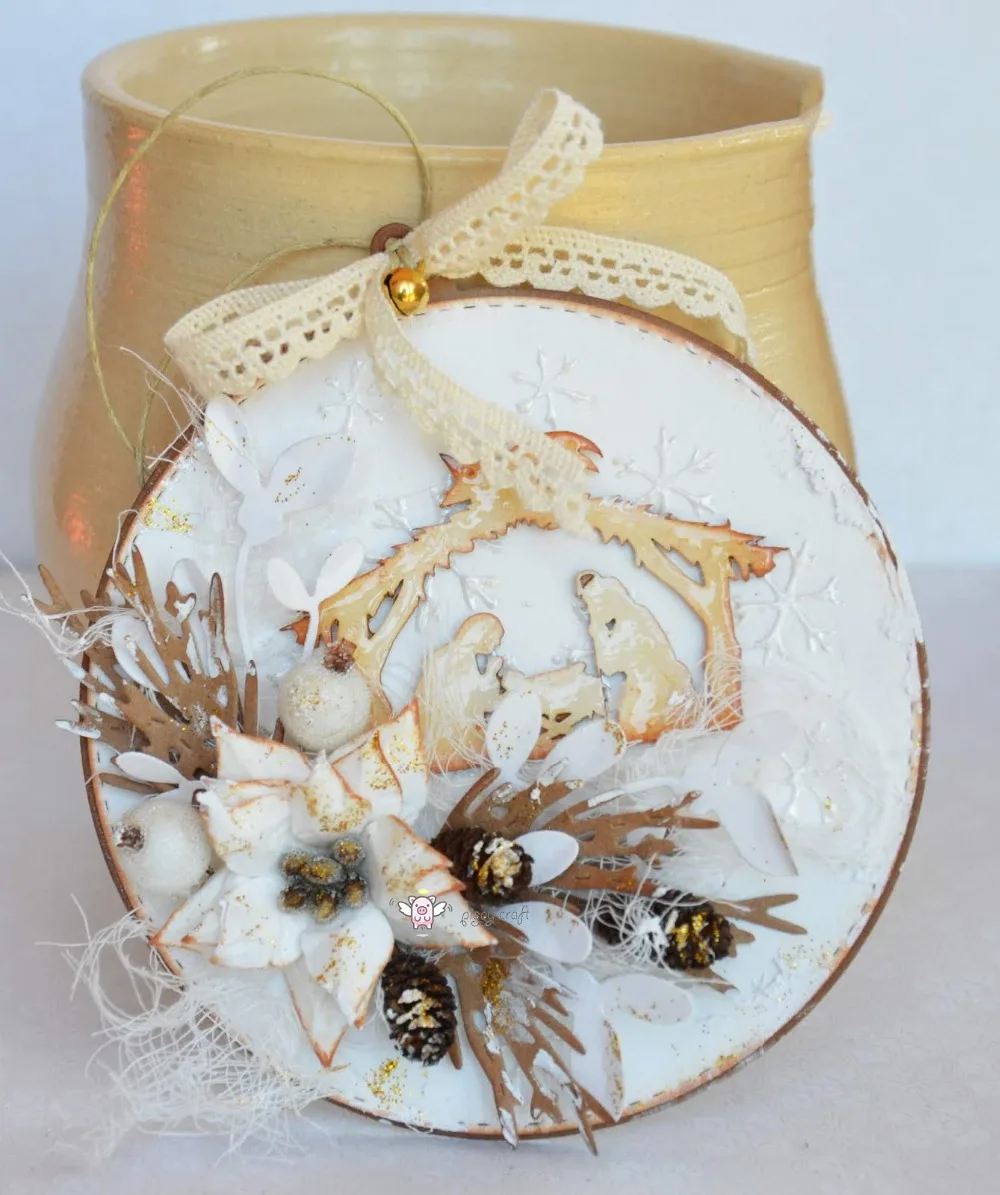 Пресс-форма для высечки металла свинья рукоделия 2 шт. скрапбукинга бумаги | Дом и