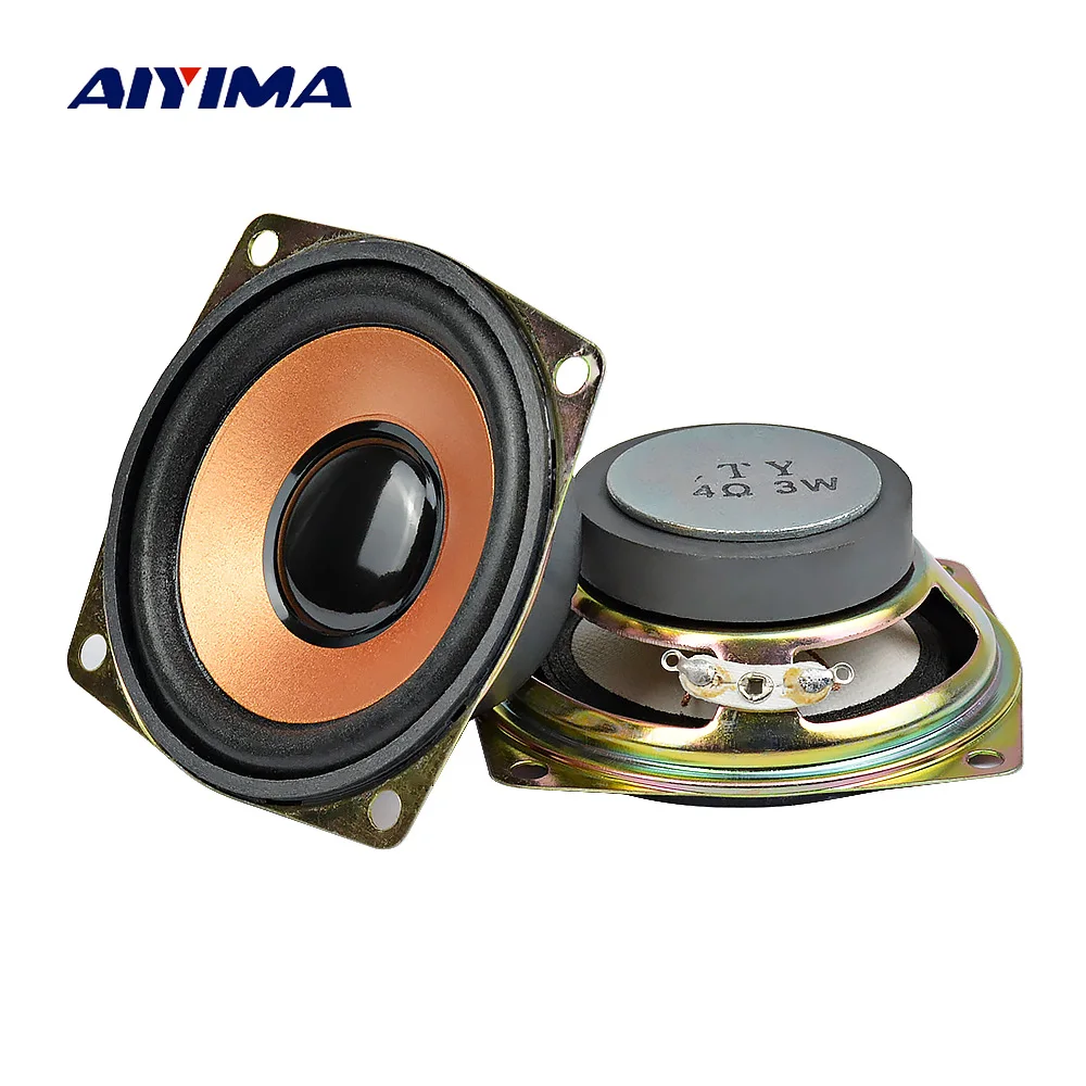 AIYIMA 2 шт. 5 дюймов аудио портативный динамик s 4Ohm 3 Вт твитер звук громкий DIY для
