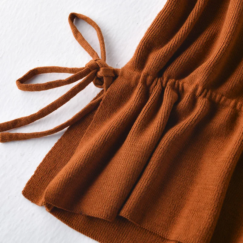 

Women Vest Jacket 2019 New Spring V-Neck Cashmere Blend Knit Sleeveless Sweater Waistcoat Female Lace-up Style Sweater Vest