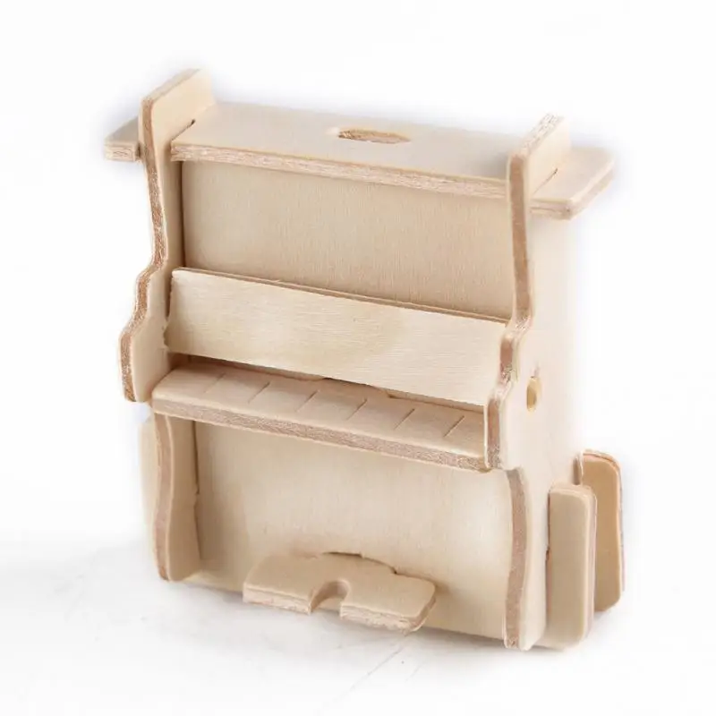 34 шт./компл. подарки мини мебель 3D дом Винтаж игрушки куклы DIY деревянная игрушка кукольный домик мебель