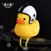 worthwhile bicycle duck bell with light broken wind small yellow duck mtb road bike motor helmet riding cycling accessories