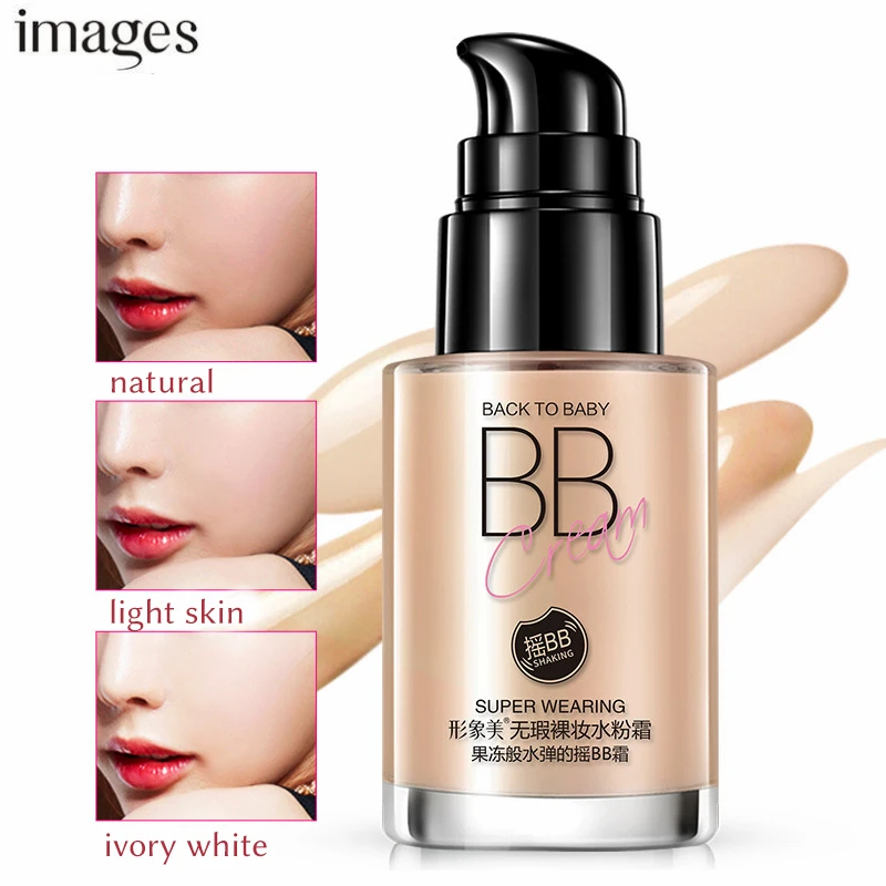 

Brand Face Liquid Foundation Flawless Coverage Moisturizer Waterproof Concealer Beauty Makeup Base Whitening Shake BB Cream 30ML