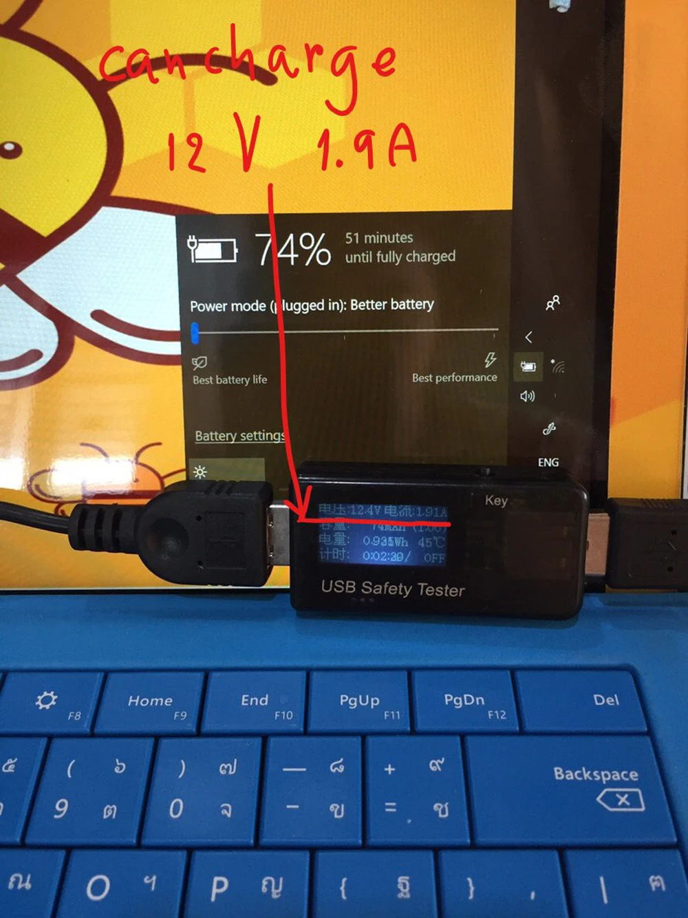12 В/15 в USB кабель, адаптер для зарядки линии зарядного устройства для microsoft Surface Pro 3/4/5 /6 /Go/Book/Laptop