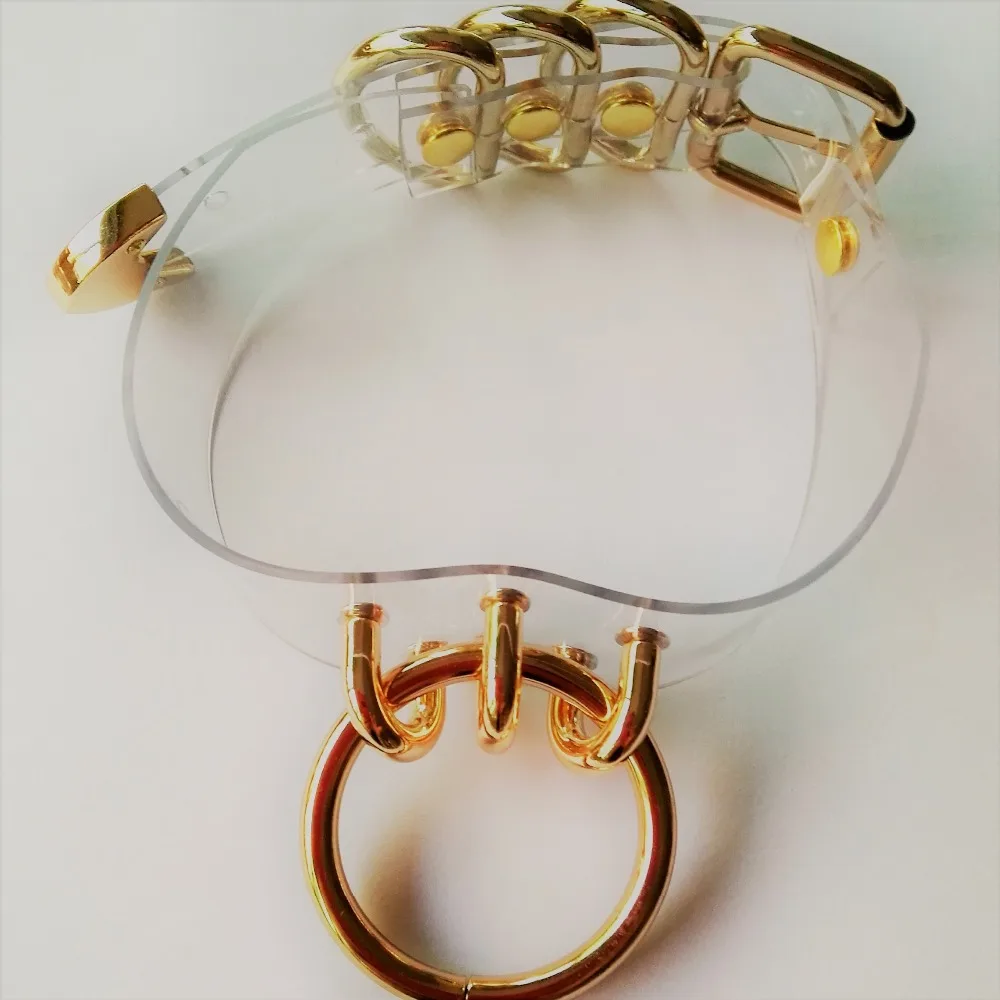 Большая распродажа Харадзюку 100% ручная работа сексуальный прозрачный круглый