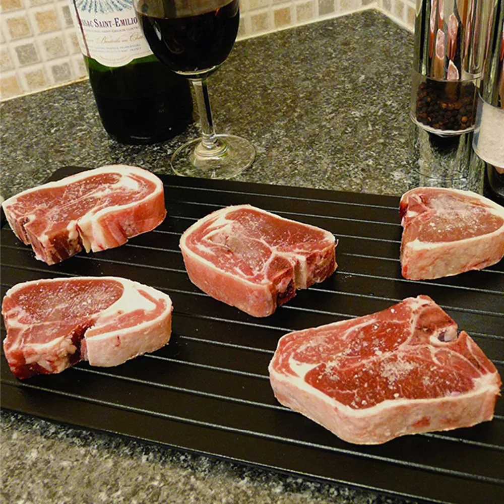 Поднос для быстрого размораживания мяса разделочная доска безопасная кухонный