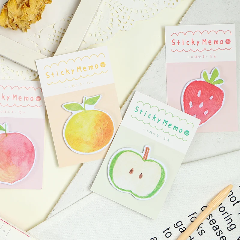 16PCS/LOT a large fruit sticky n times stickers memo pad